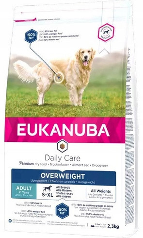Eukanuba Daily Care Overweight suché krmivo pro psy 12 kg