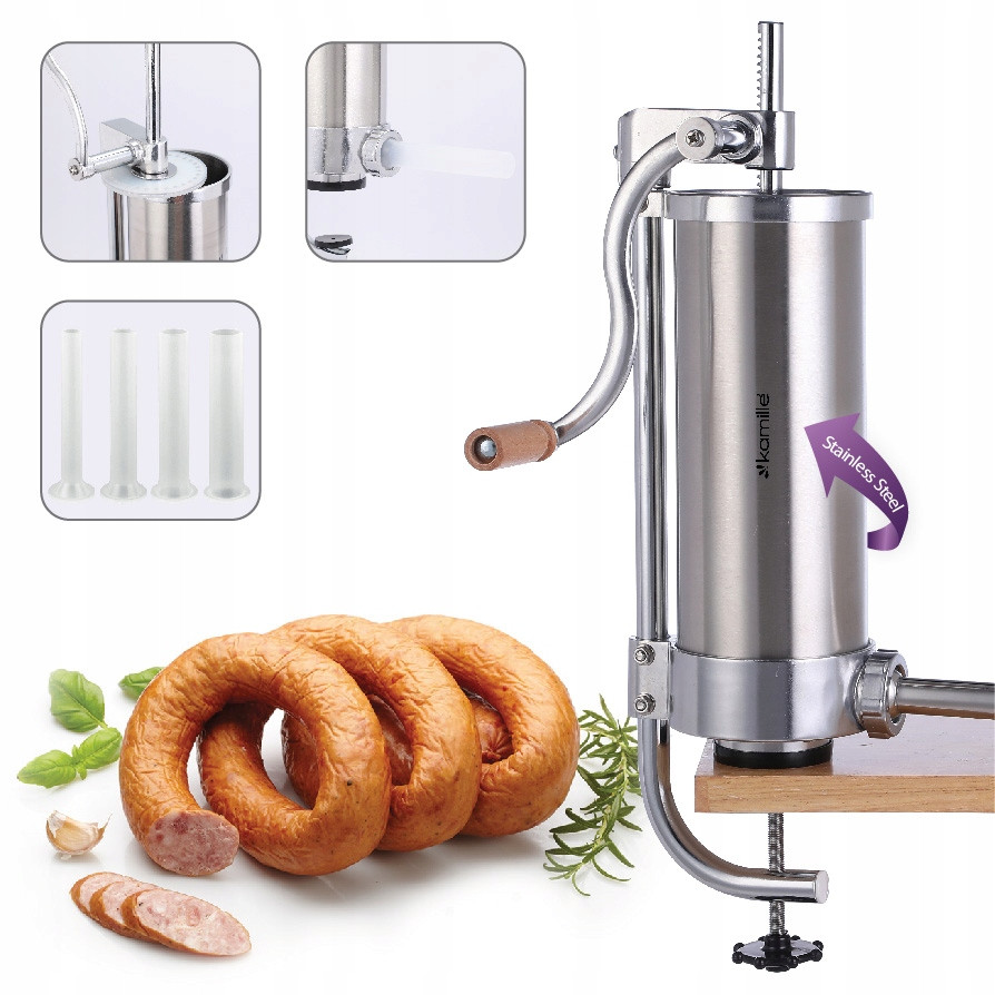 Nádivka Na Klobásy 3 Kg Strojek Na Klobásy Vertikální Špachtle Kamille