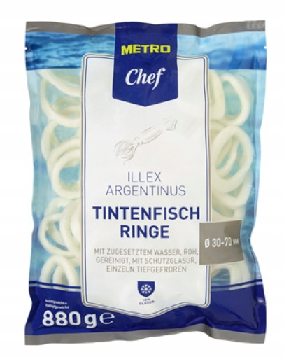 Metro Chef Kalamáry kroužky 880 g