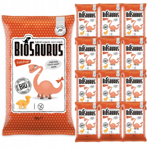 12x Bezlepkové křupky s Bio kečupovou příchutí