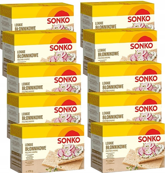 Sonko Pečivo Lehké Vlákninové 170g x 10