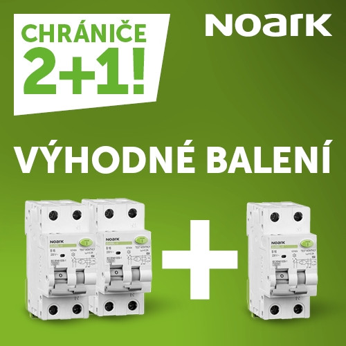 Proudový chránič s jističem NOARK EX9BL-N 1P+N B16 A 30mA 107638 AKCE 2+1