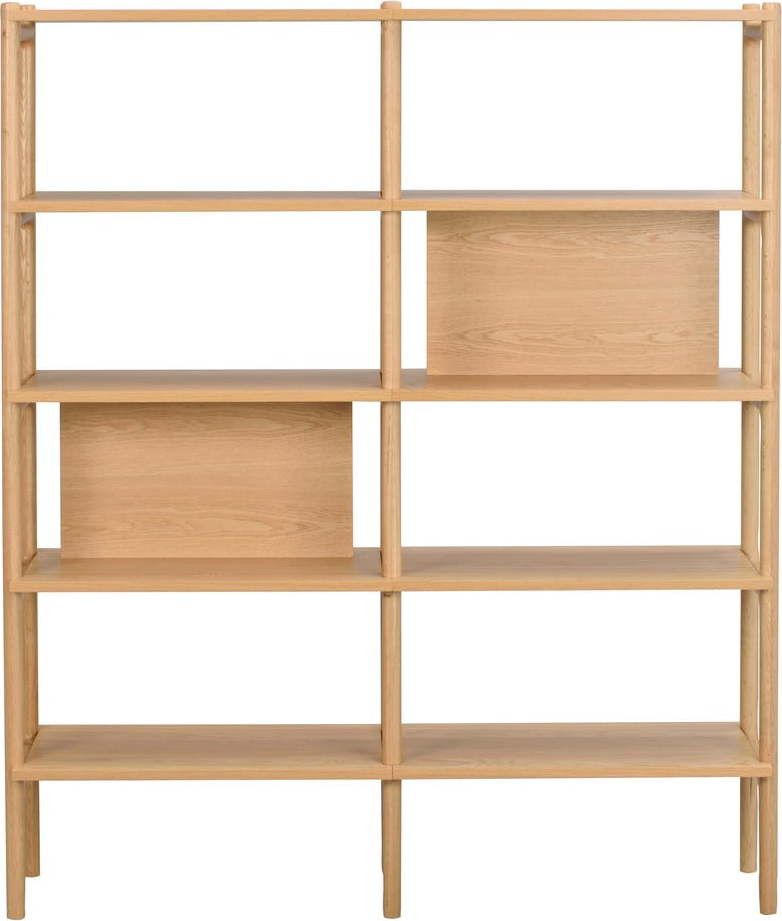 Knihovna v dekoru dubu 140x166 cm Holton - Rowico