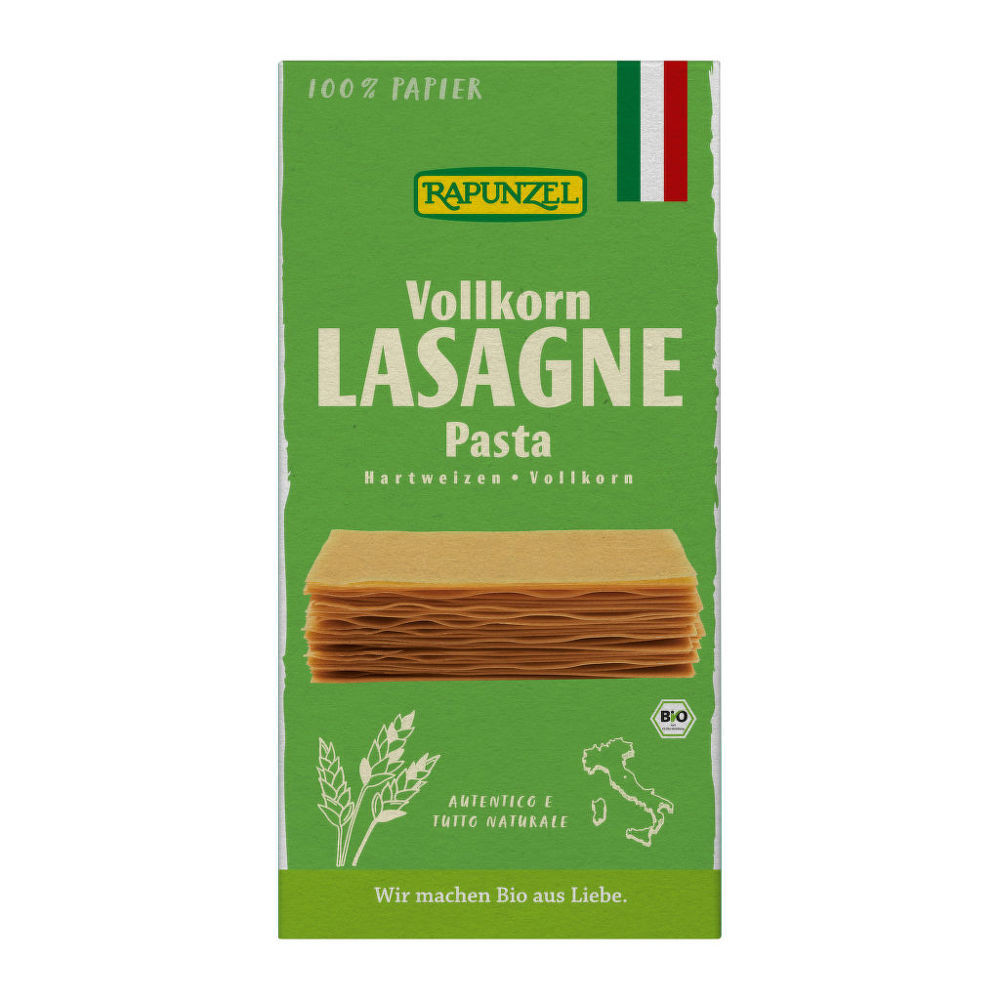 Lasagne celozrnné 500 g BIO   RAPUNZEL