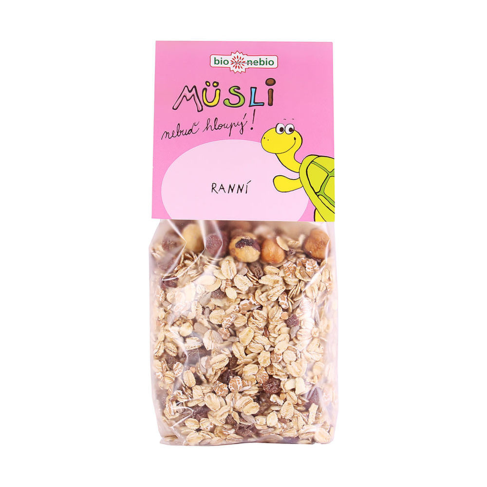 Müsli Nebuď hloupý! Ranní s oříšky 350 g BIO BIO NEBIO