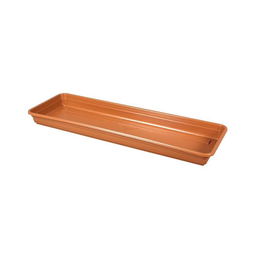 Podmiska pod truhlík lobelia š40cm - terakota