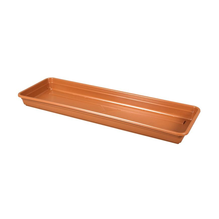 Podmiska pod truhlík lobelia š50cm - terakota