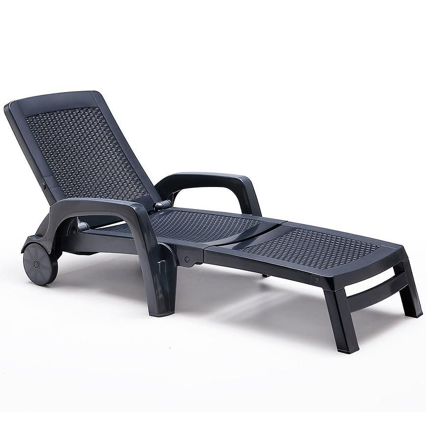 Zahradní lehátko Miami Graphite