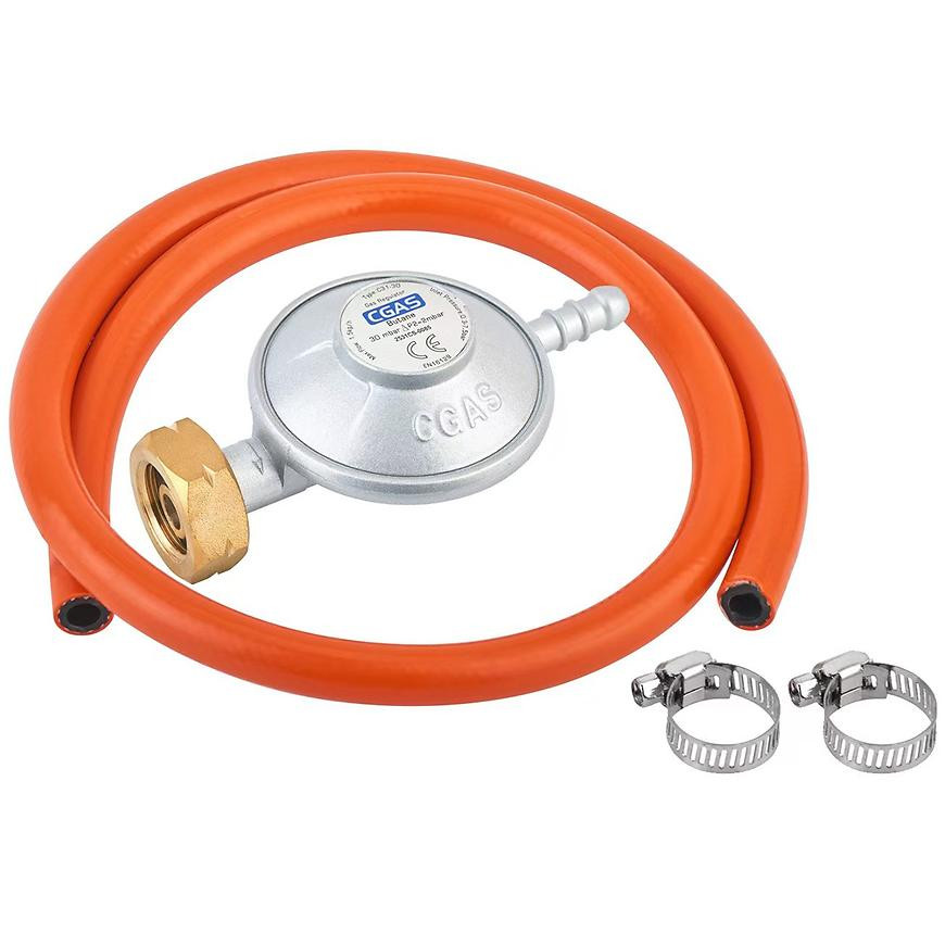Regulátor tlaku plynového grilu 30mbar  - set