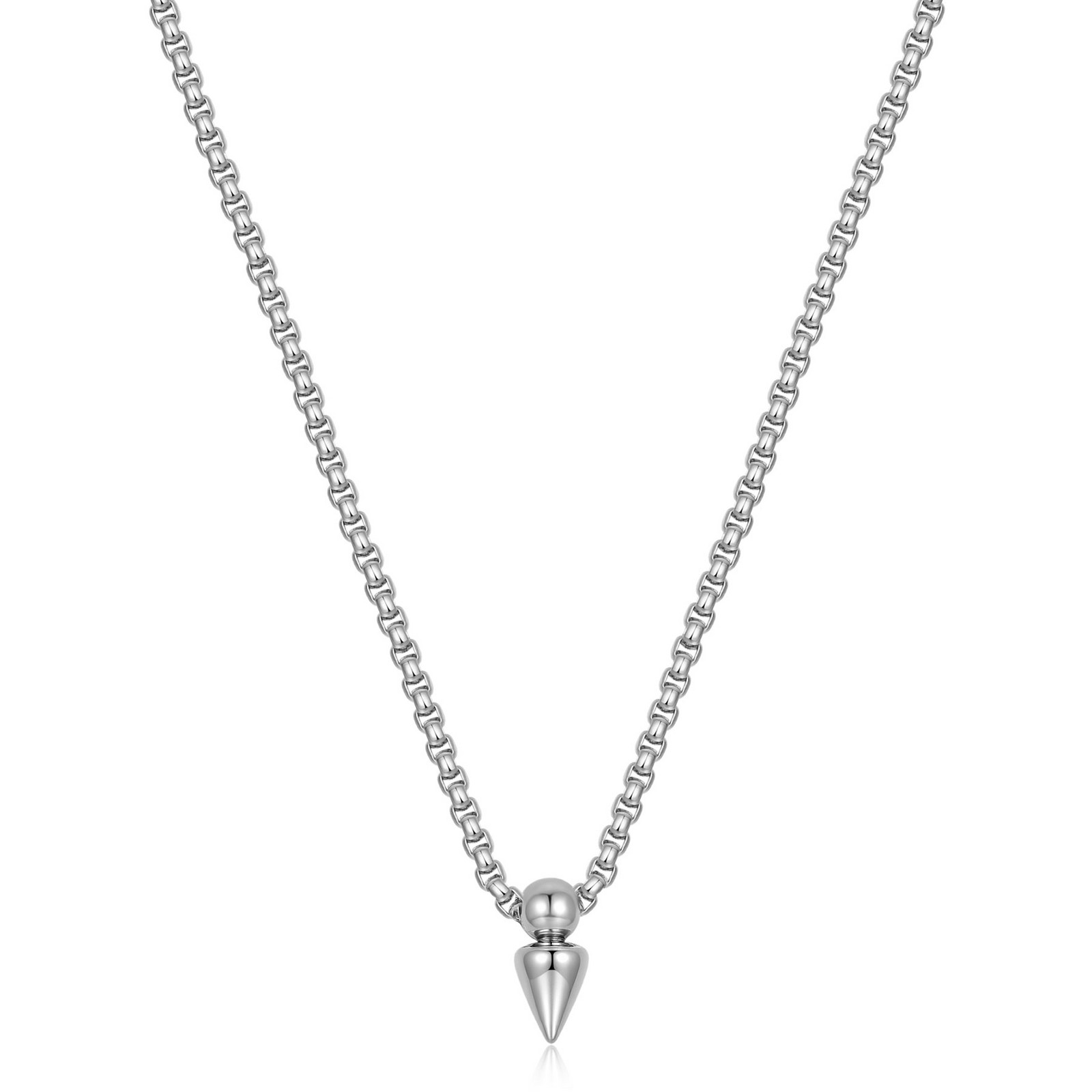 S'Agapõ Moderní ocelový náhrdelník pro muže Rogue SRG02