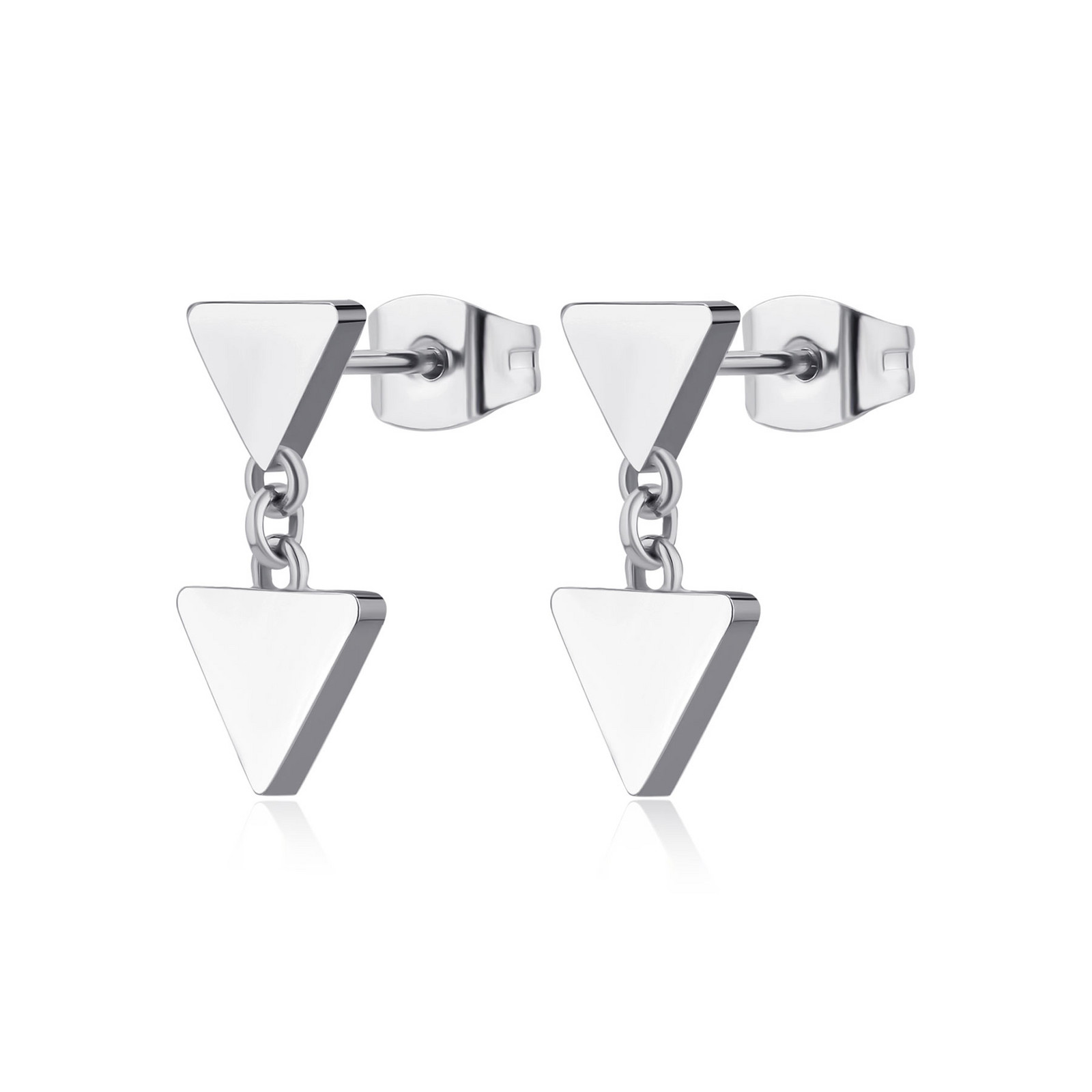 S'Agapõ Visací trojúhelníkové náušnice Elysium SUM23