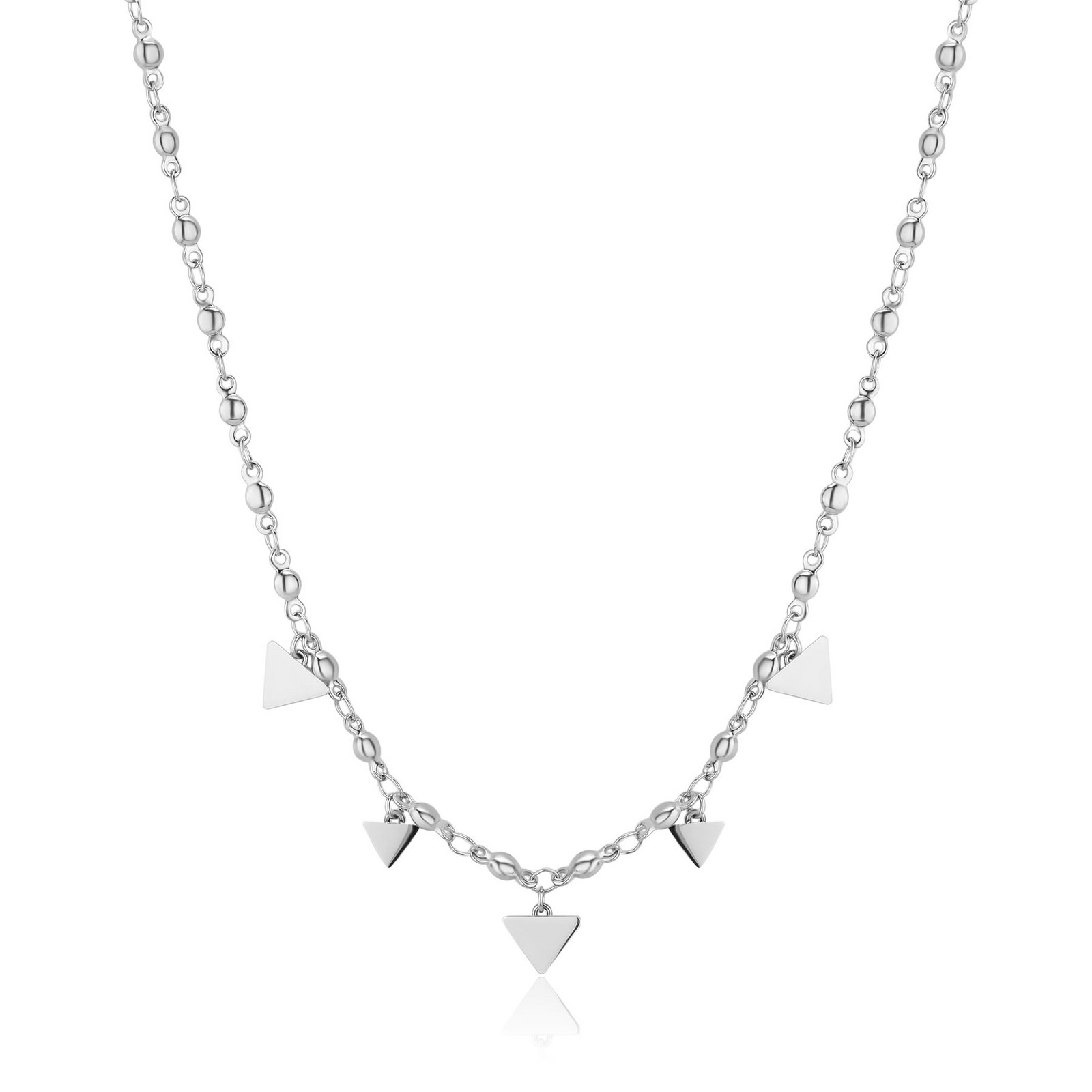 S'Agapõ Ocelový náhrdelník s přívěsky Elysium SUM03