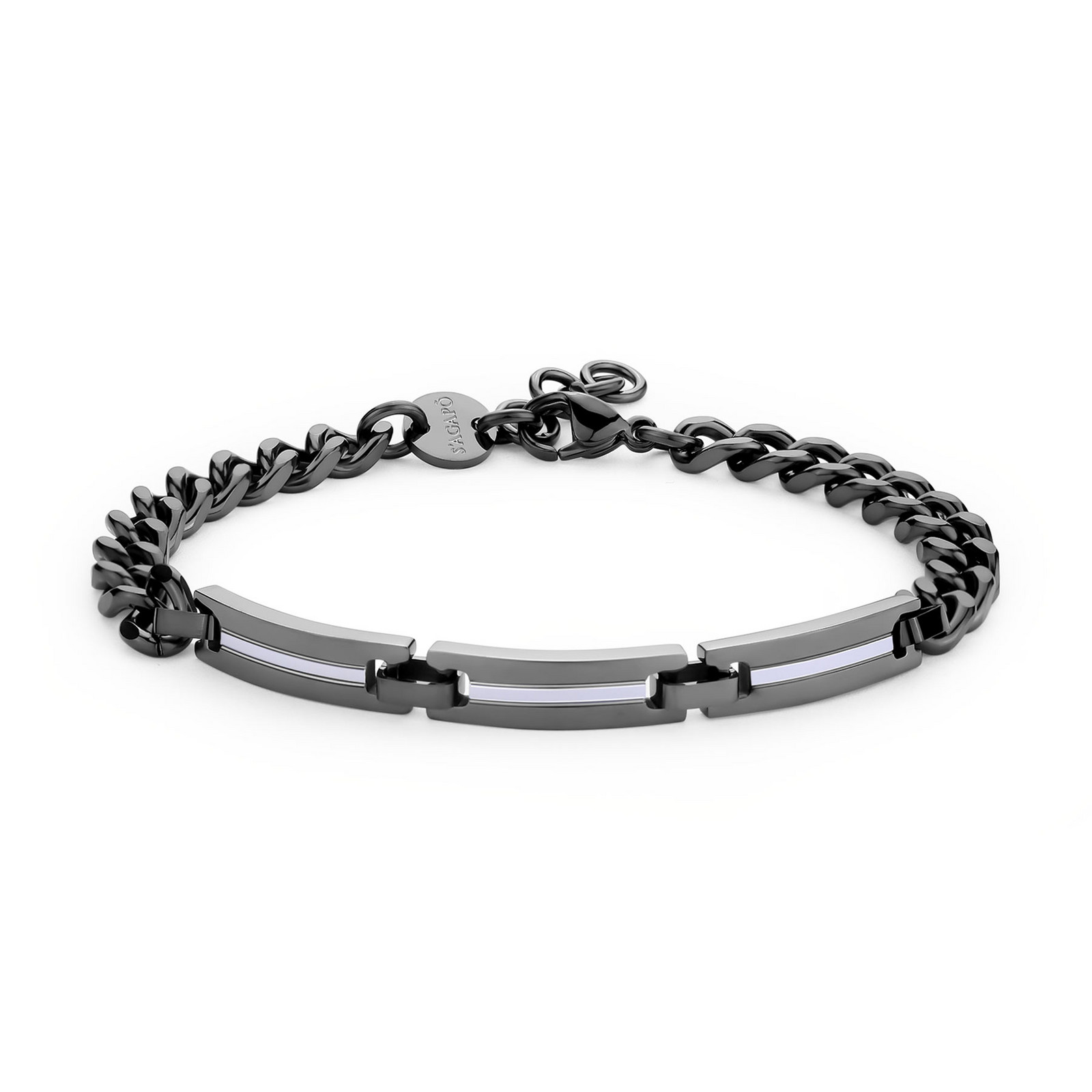 S'Agapõ Módní pánský náramek z oceli Titan STI13