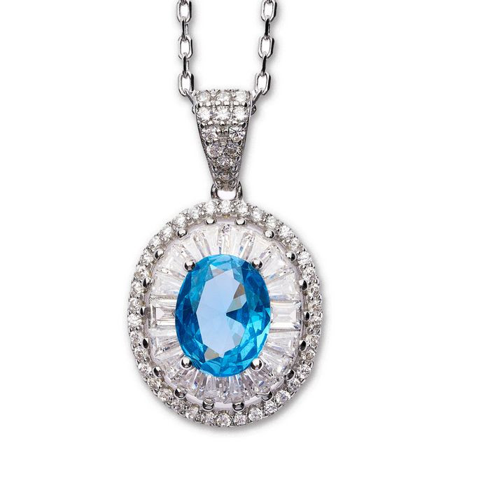 Oliver Weber Elegantní stříbrný náhrdelník Posh 61296