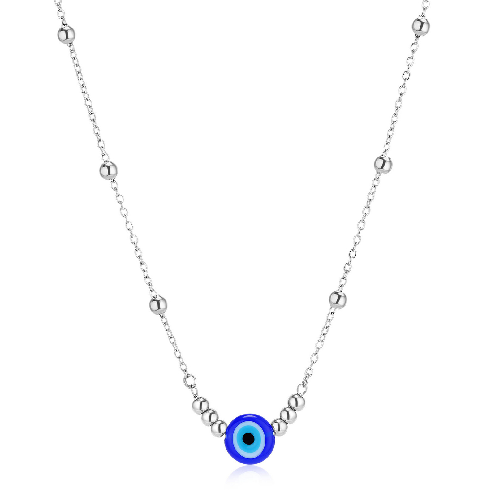 S'Agapõ Ocelový náhrdelník s božím okem Witch SWH05