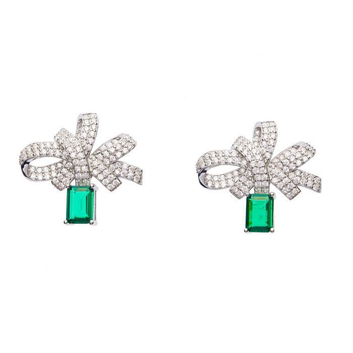 Oliver Weber Oslnivé stříbrné náušnice Fantasia 62271