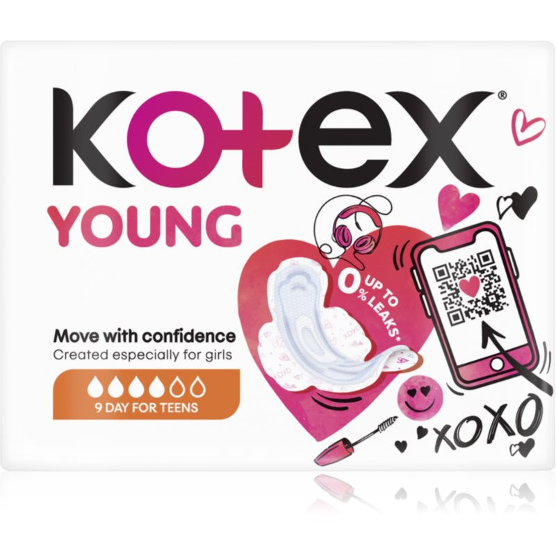 Kotex Young Day vložky 9 ks