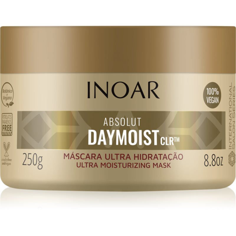 INOAR Absolut Daymoist CLR™ intenzivní hydratační maska pro suché a barvené vlasy 250 g