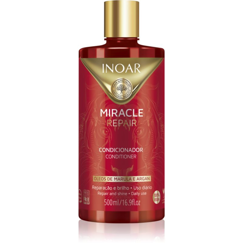 INOAR Miracle Repair regenerační kondicionér pro slabé a poškozené vlasy 500 ml