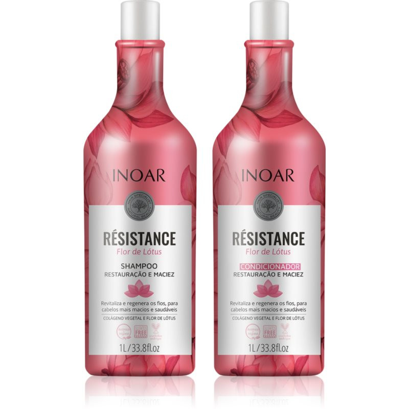 INOAR Résistance Flor de Lótus sada pro oslabené vlasy