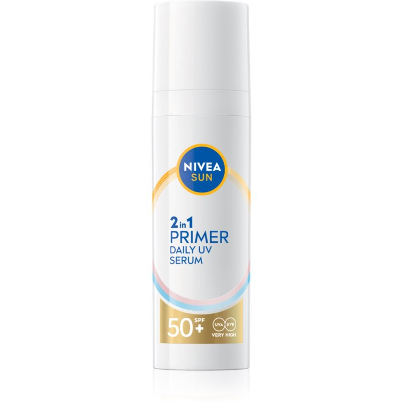 NIVEA SUN Daily UV Serum podkladová báze 2 v 1 SPF 50+ 30 ml