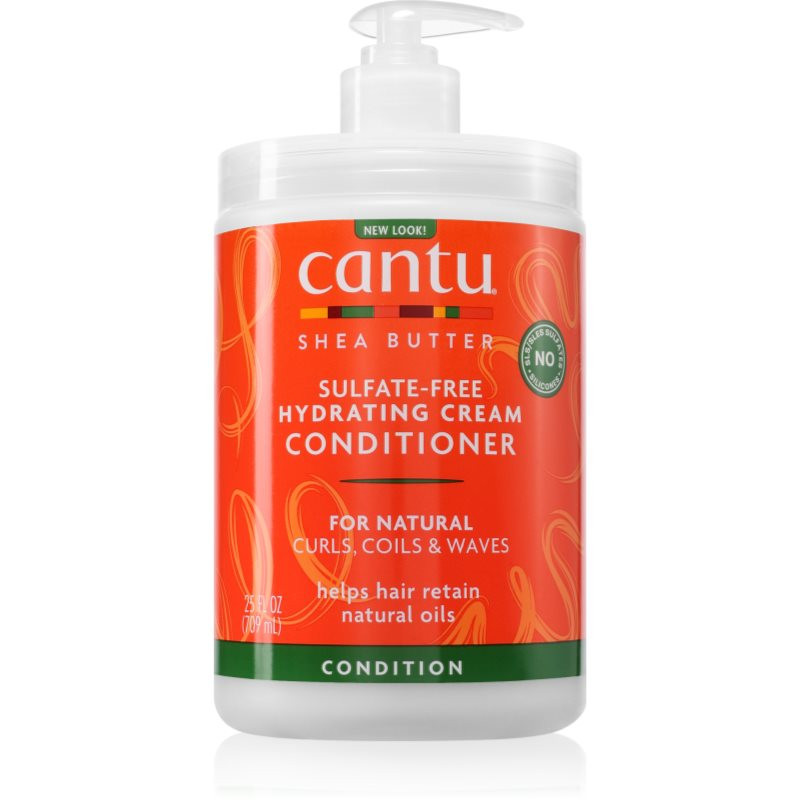 CANTU Shea Butter Hydrating Cream Conditioner vlasový krémový kondicionér pro intenzivní hydrataci 709 ml