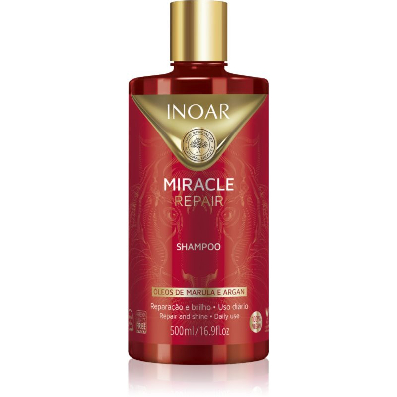 INOAR Miracle Repair regenerační šampon pro slabé a poškozené vlasy 500 ml