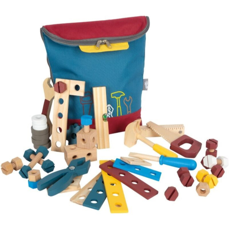 Small foot Workshop Tool Backpack sada hraček ze dřeva 3 y+ 1 ks