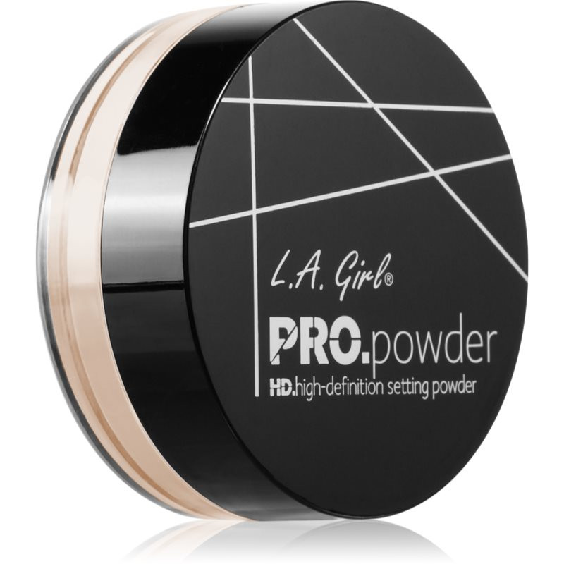 L.A. Girl Cosmetics PRO. Powder transparentní sypký pudr odstín Translucent 5 g