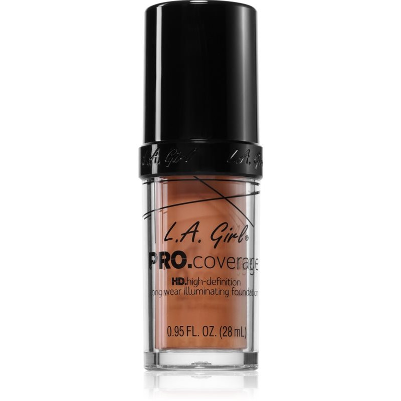 L.A. Girl Cosmetics PRO. Coverage rozjasňující tekutý make-up odstín Sand 28 ml