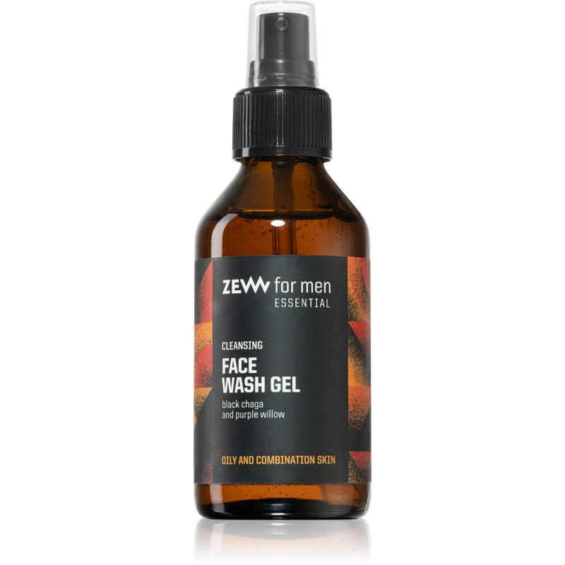 Zew For Men Essential Face Wash Gel čisticí gel pro mastnou a smíšenou pleť pro muže 100 ml