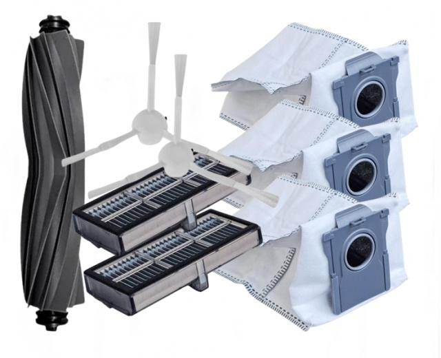 HEPA filtry, kartáče a sáčky pro DREAME L10s Pro Ultra Heat, X30 Pro/Plus, sada 8ks