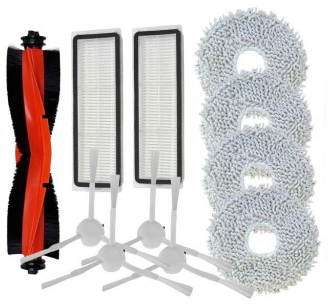 Filtry, kartáče a mopy pro XIAOMI Robot Vacuum S10+, X10+, X20+ a další, 11ks