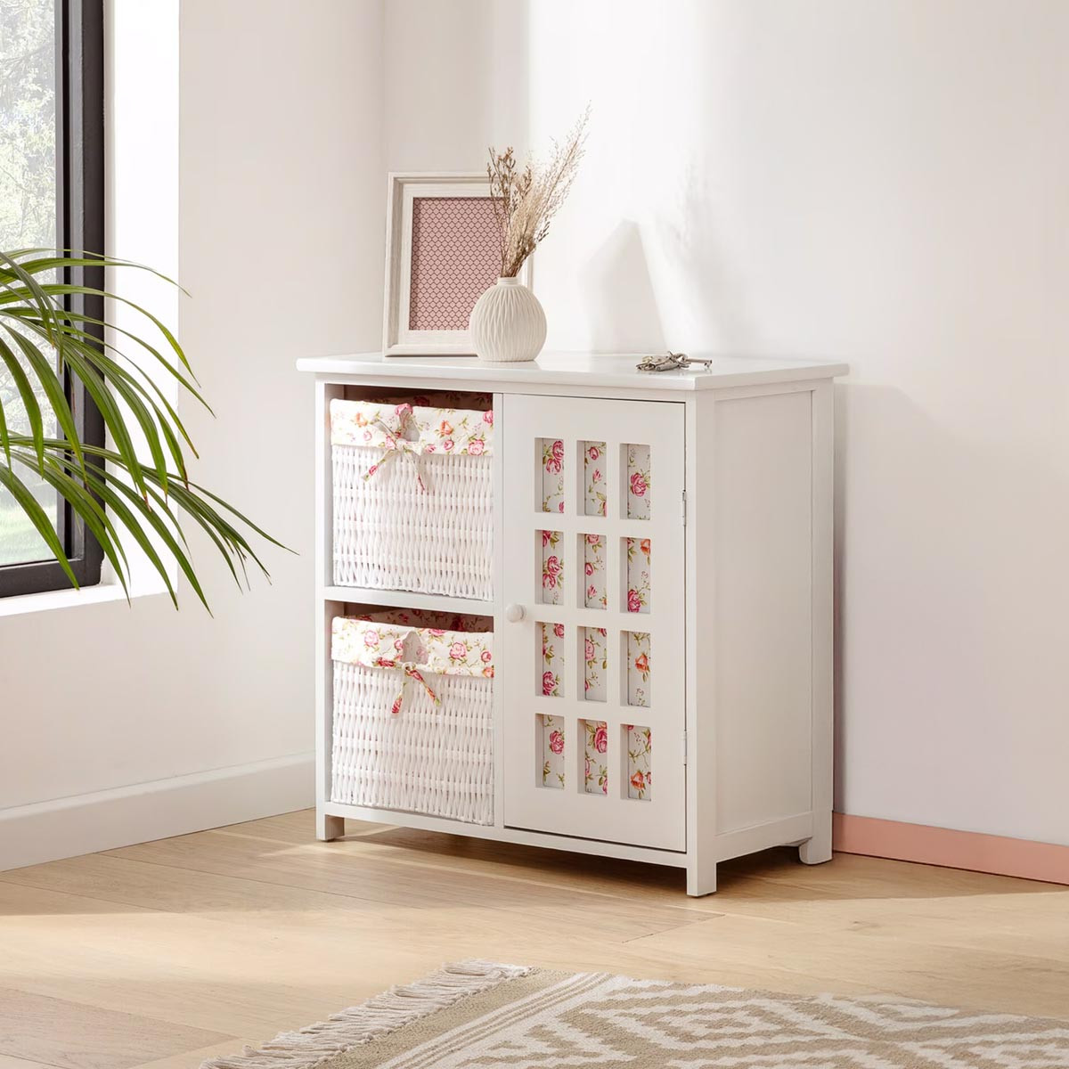 Die moderne Hausfrau Bambusová komoda Růže