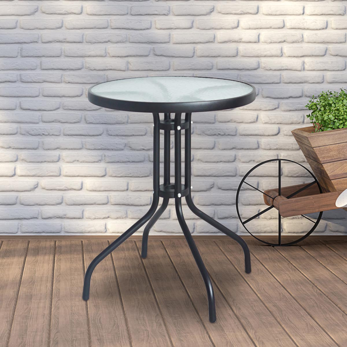 Haushalt international Balkonový stolek, kulatý