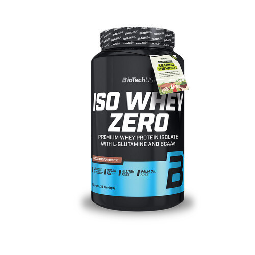 BioTech Iso Whey Zero 908 g Hořká Čokoláda