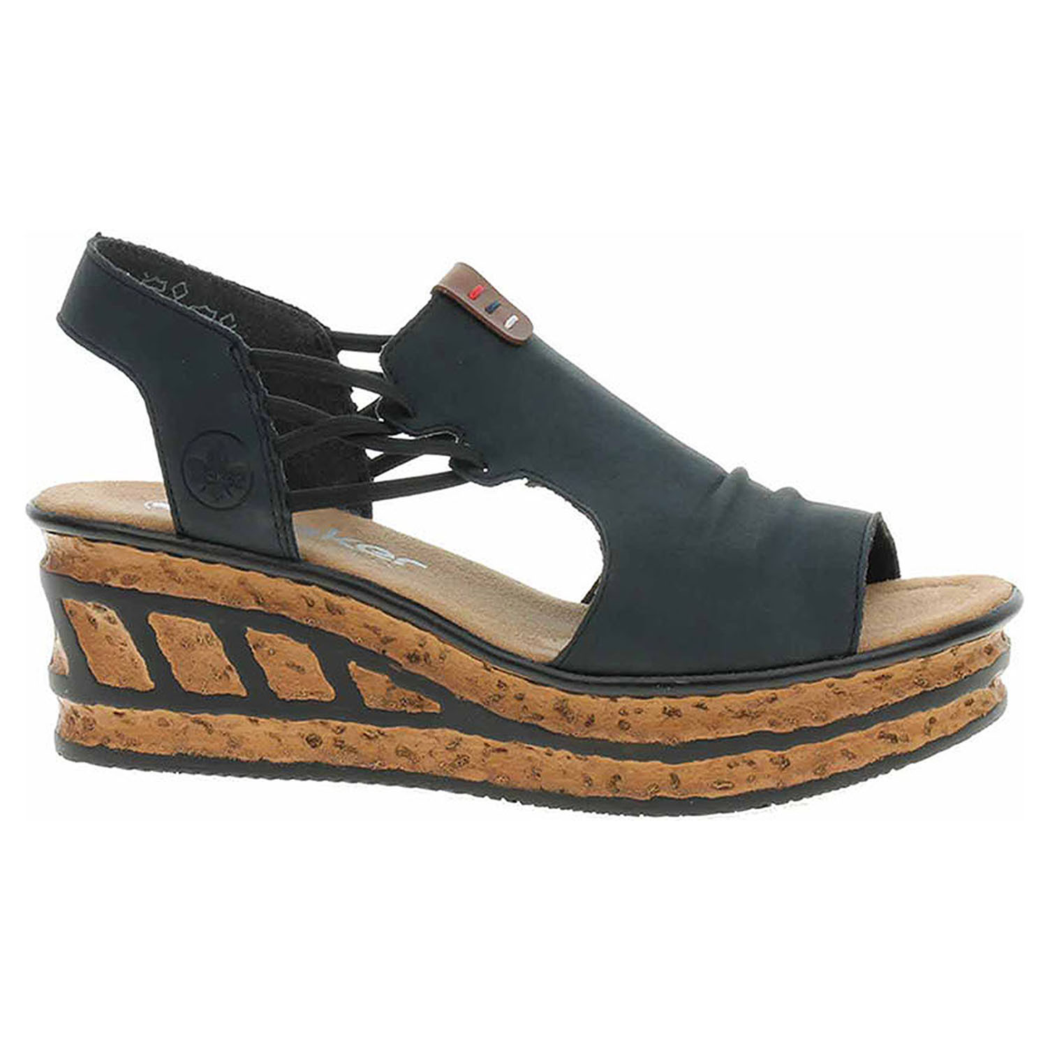 Ecco Dámské sandály Rieker 68175-14 blau 23802005