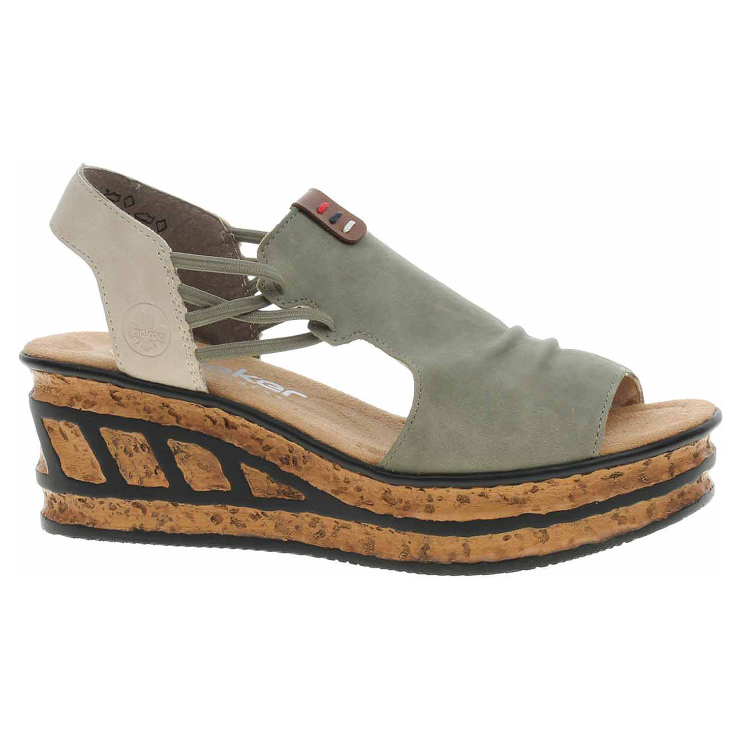 Ecco Dámské sandály Rieker 68175-52 grun 23802006