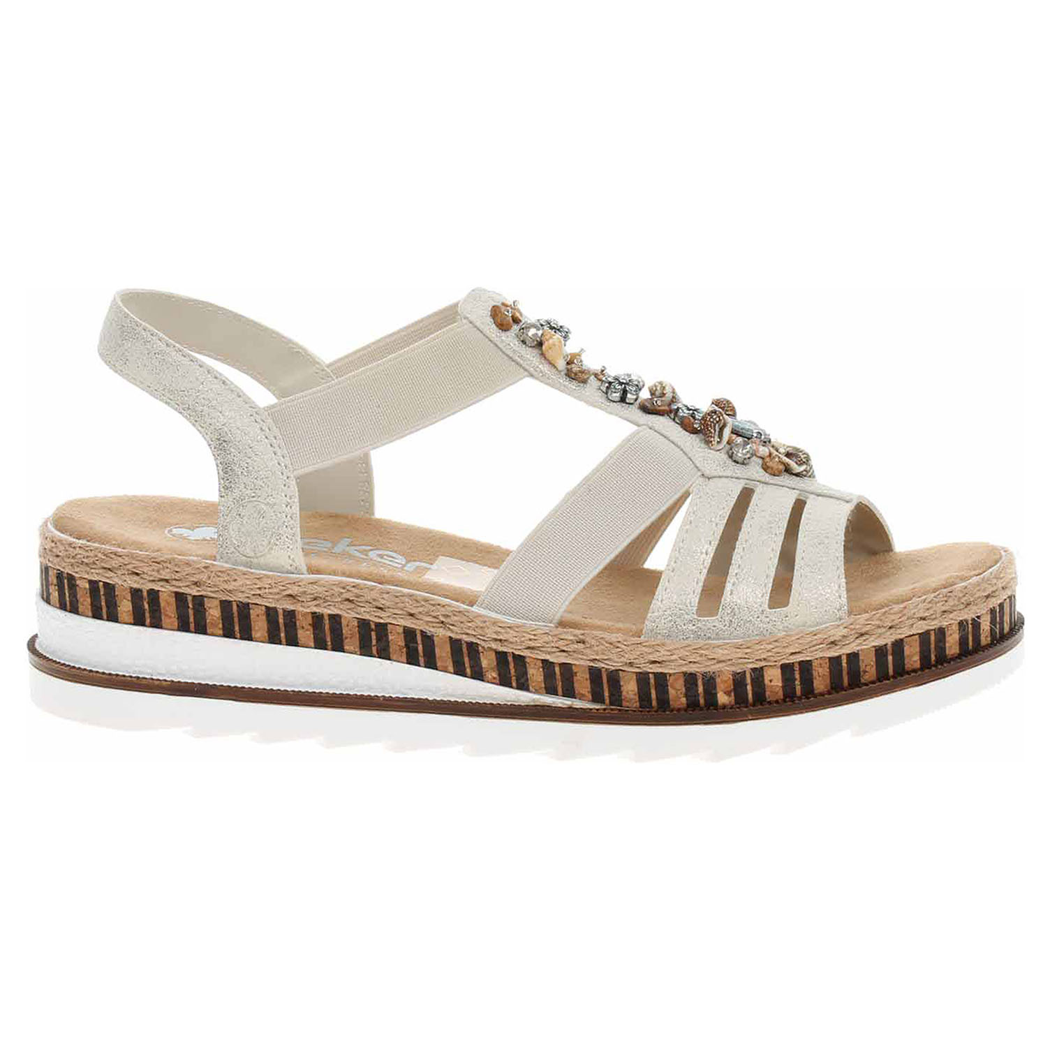 Ecco Dámské sandály Rieker V7949-90 gold 23801999