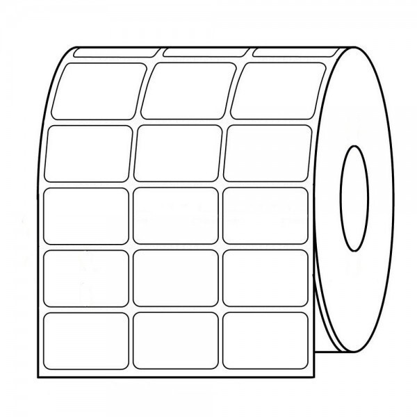 Samolepicí etikety 32x20 mm, třířádkové, 9000ks, termo, role