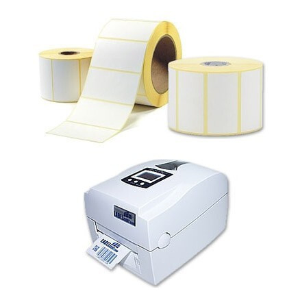 Samolepicí etikety 80x65 mm, 1000ks, termo, role