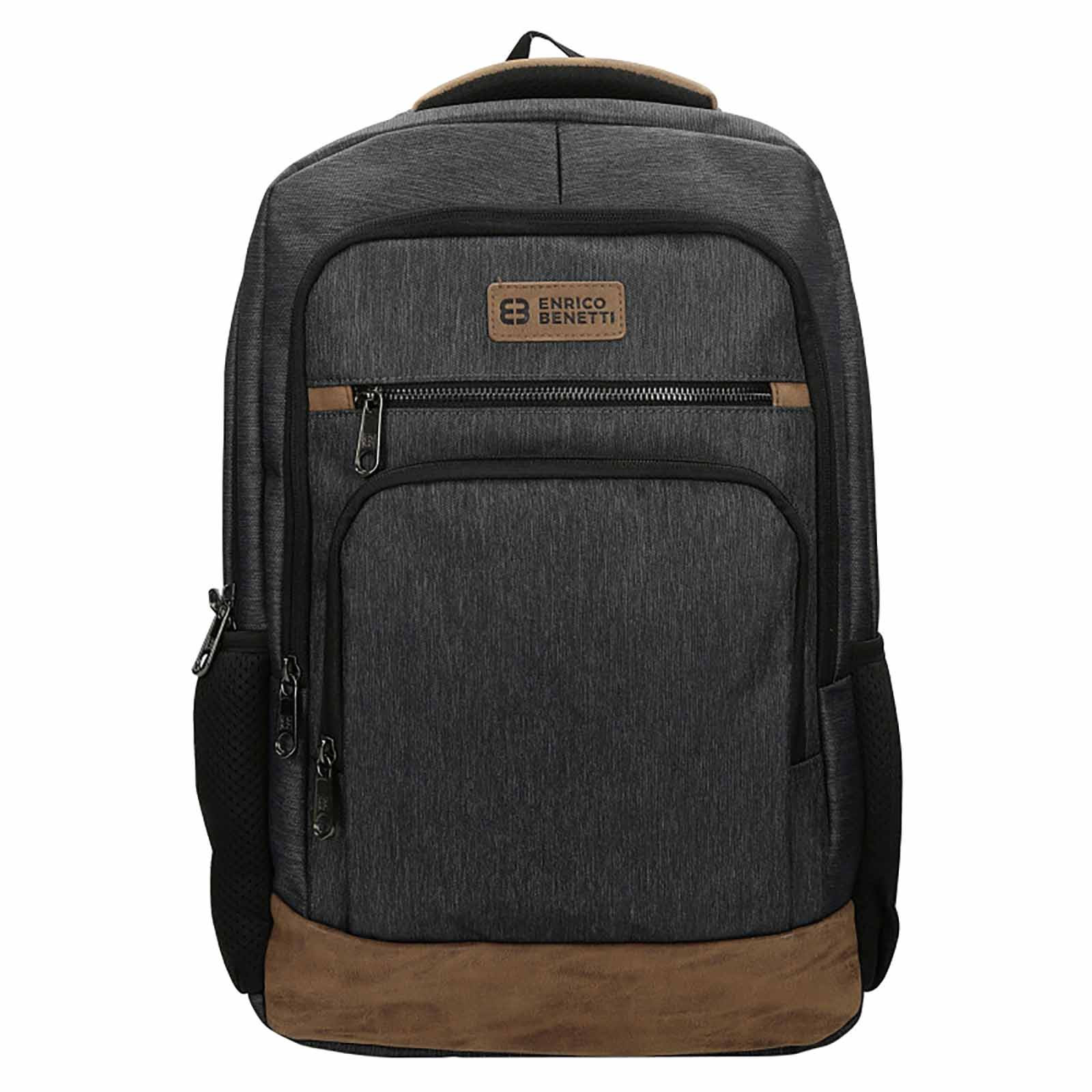 Moderní pánský batoh Enrico Benetti Marcelo - černo-šedá 21l