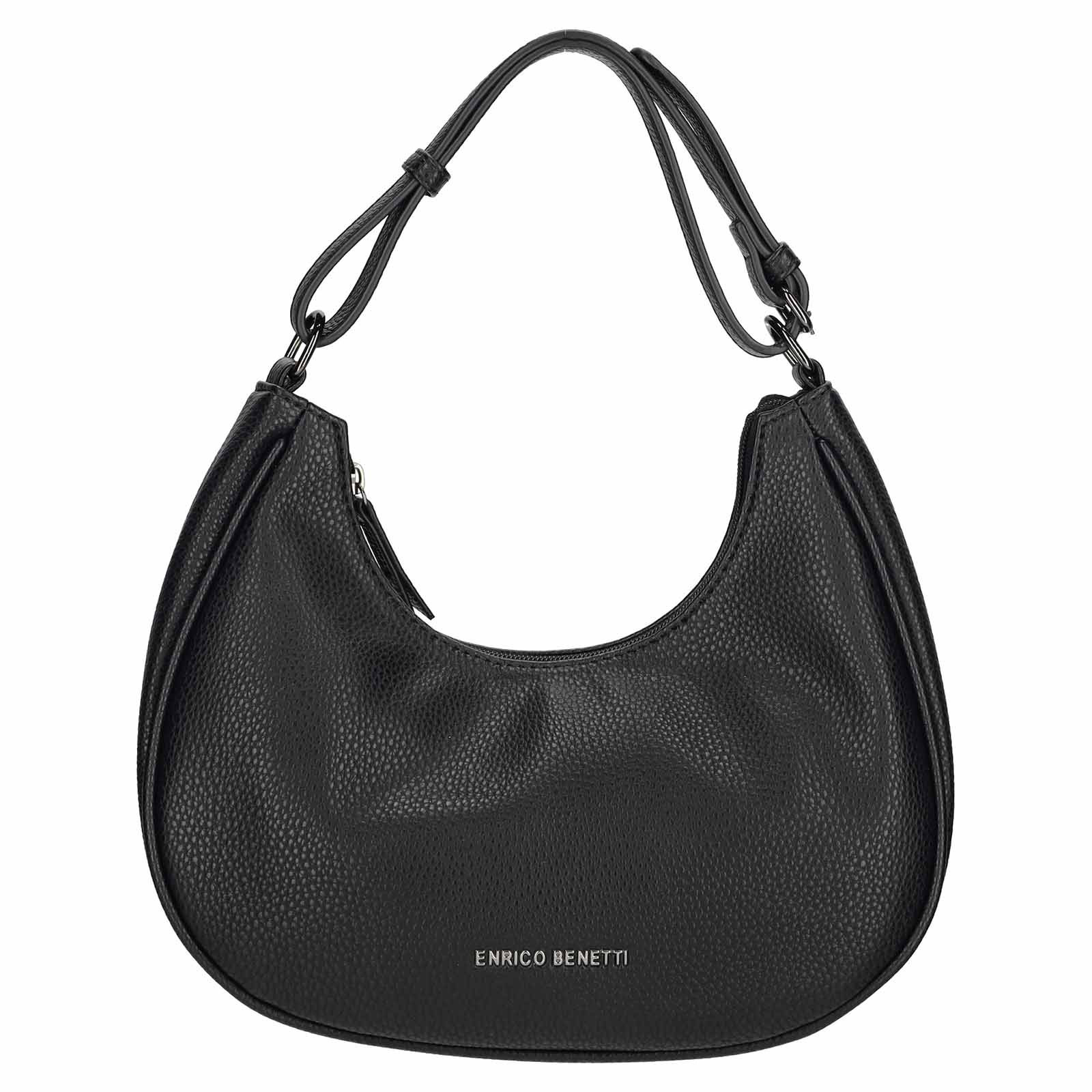 Menší elegantní dámská kabelka Enrico Benetti Punta - černá