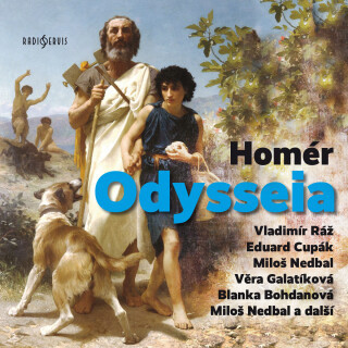 Homér: Odysseia - Homér, Blanka Bohdanová, Jan Strejček, Jiří Klem, Vladimír Ráž, Miloš Nedbal, Růžena Merunková, Petr Svojtka, Věra Kubánková, Bohumi