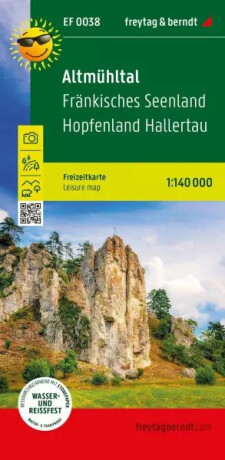 Altmühltal 1:140 000 / rekreační mapa