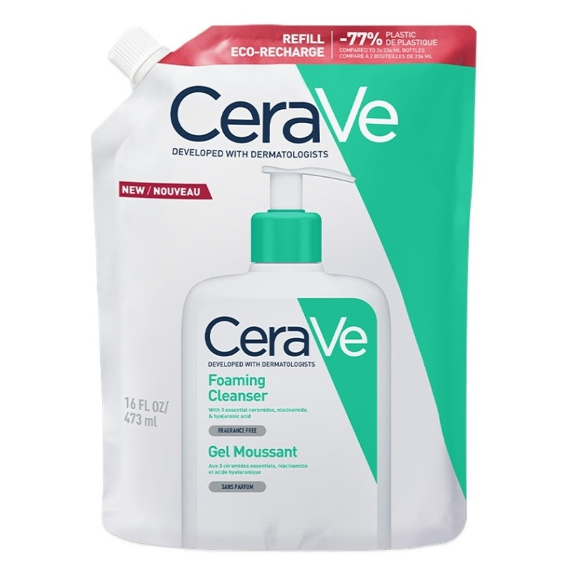 CERAVE Čistící pěnící gel náplň 473 ml