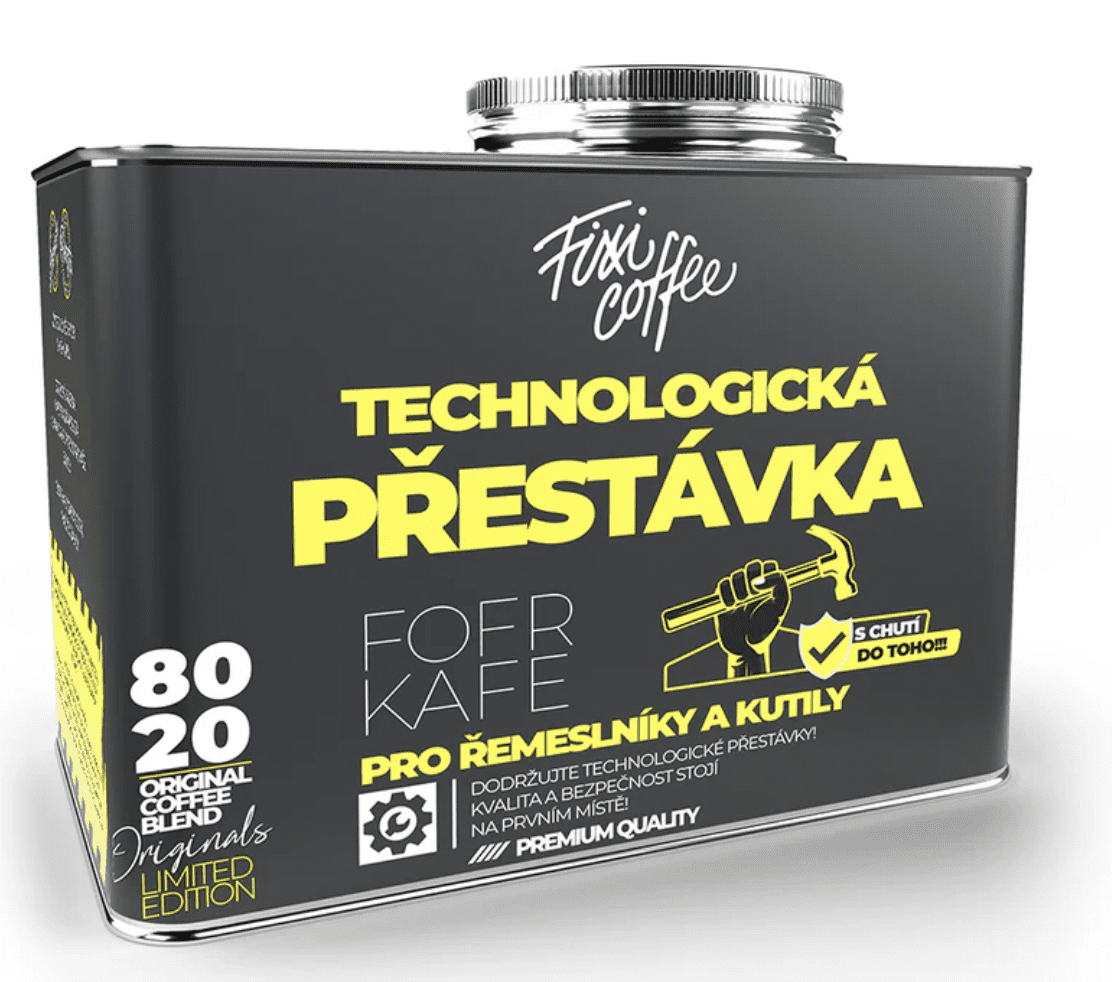 Dárková káva TECHNOLOGICKÁ PŘESTÁVKA - mletá