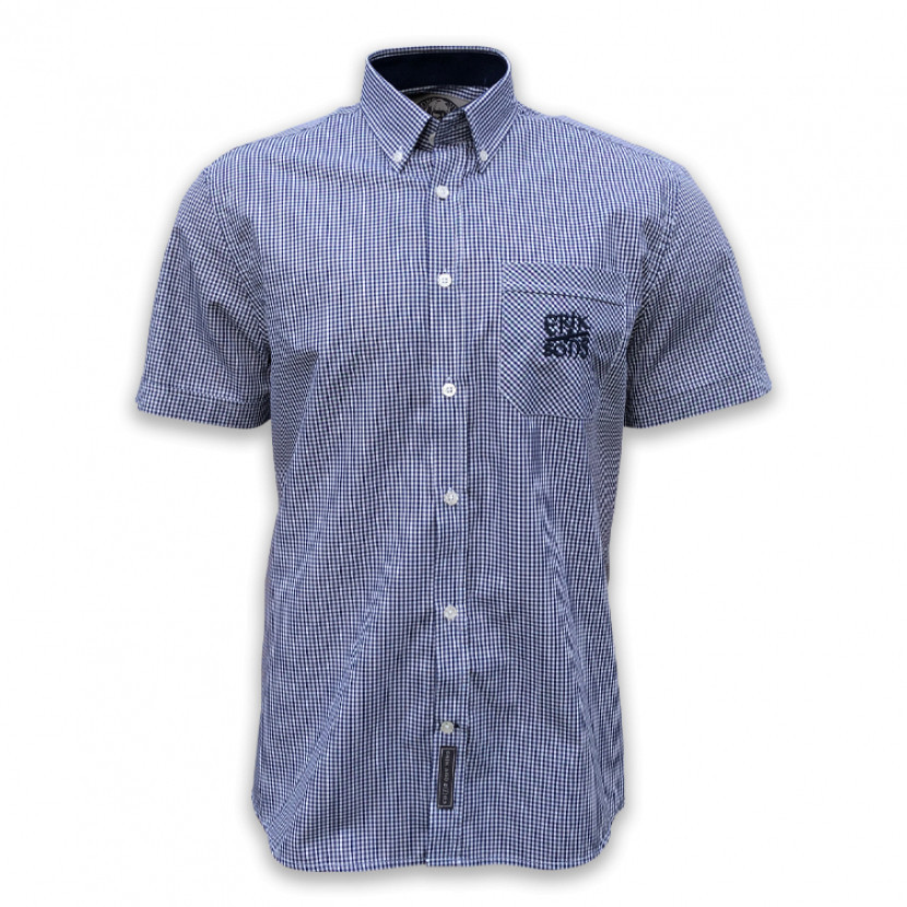 Košile pánská Erik and Sons Stryver - navy-bílá, L