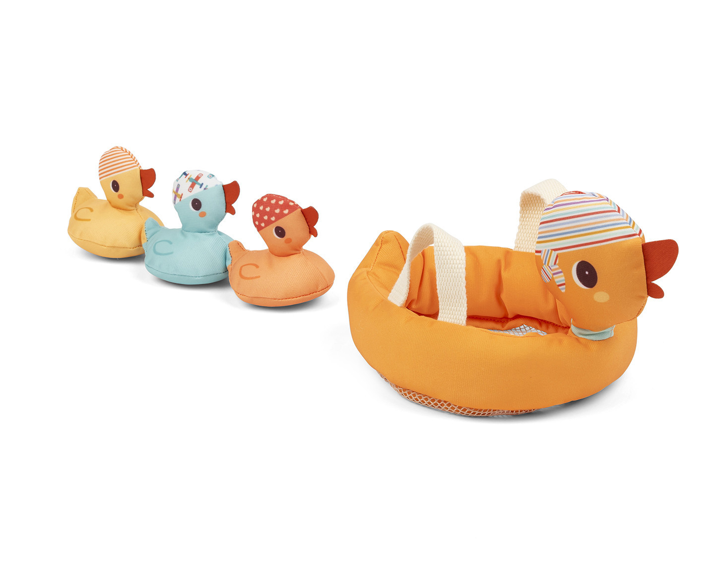 Lilliputiens - plovoucí hračka - máma kachna a kachňátka