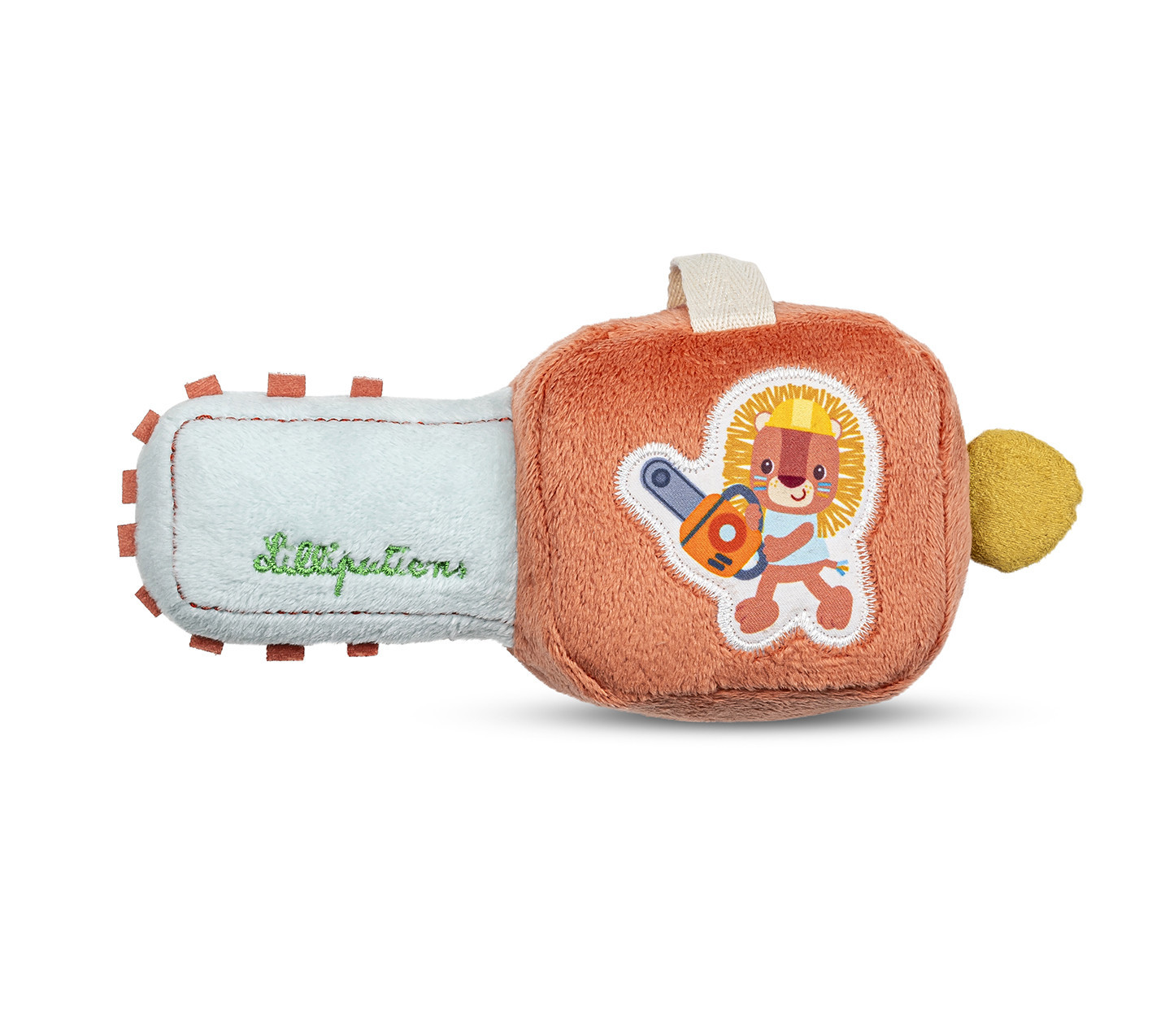 Lilliputiens - chrastítko motorová pila - lev Jack